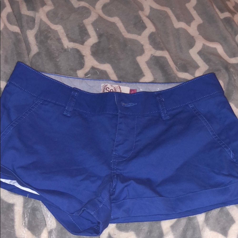 Dark blue shorts
